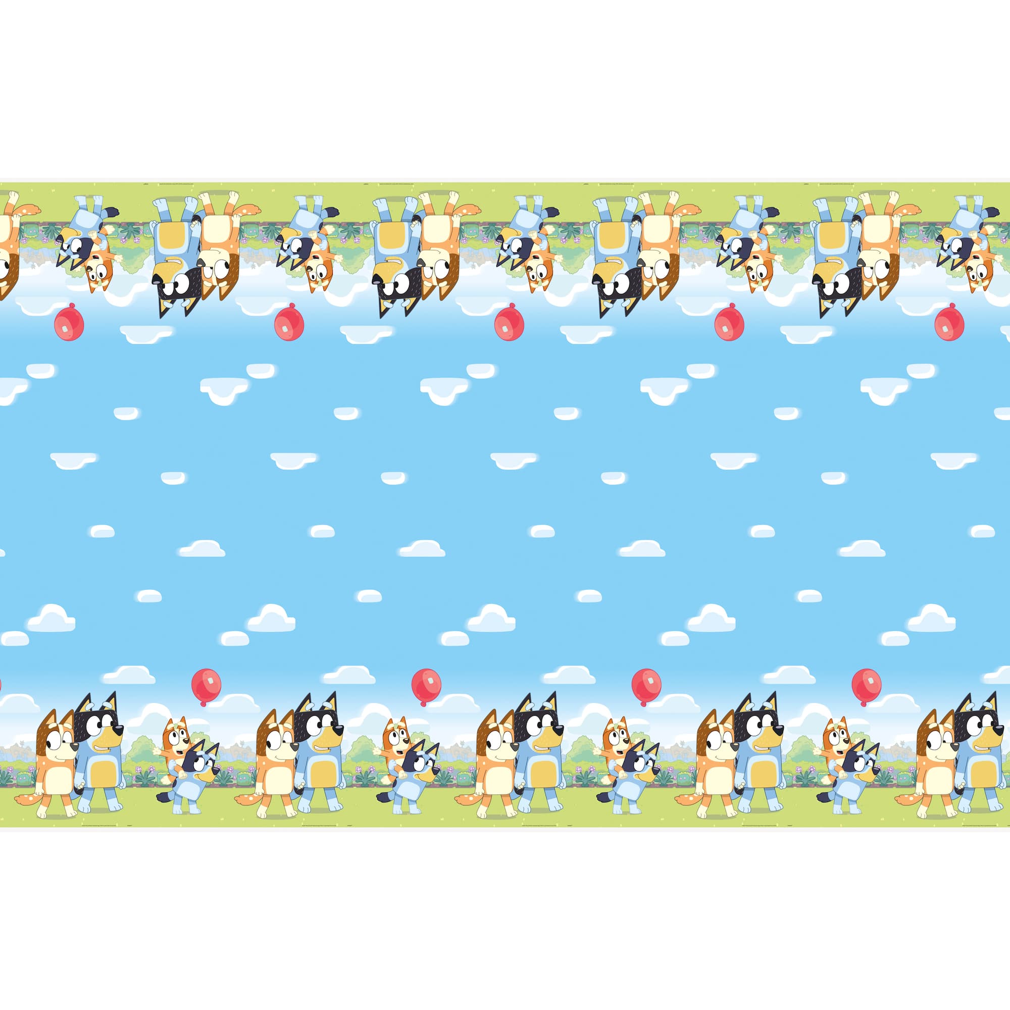 54" x 84" Bluey Plastic Table Cover